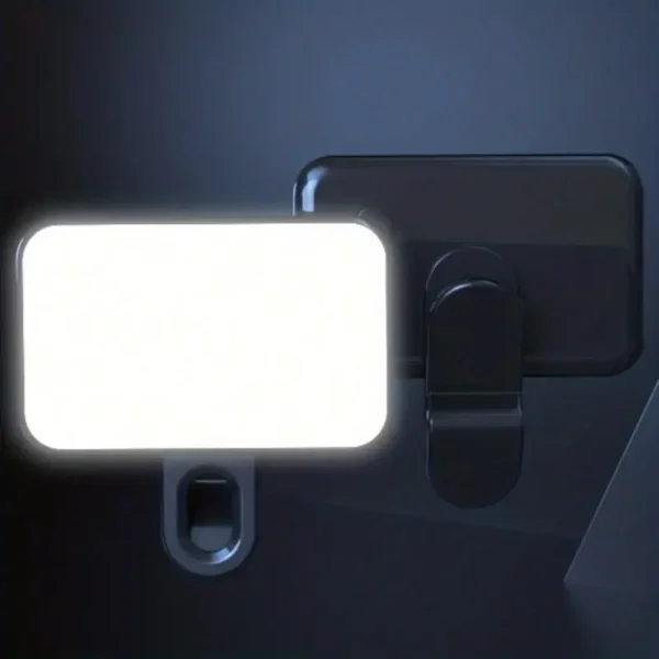 Portable Clip-On Fill Light for Mobile Phones and Computers - Enhance Your Selfies and Video Calls with Bright and Flattering Lighting