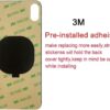 OEM Rear Back Glass Replacement for iPhone X 5.8 inches with Reparing Toolkit and Pre-Installed Adhesive (Space Gray/Black) - Image 5