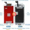 Screen Replacement for iPhone 6S White with Home Button and Camera, Bsz4uov 3D Touch Screen Digitizer Replacement for A1633, A1688, A1700,with Proximity Sensor Ear Speaker,Tempered Glass Repair Tools - Image 6